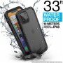 Catalyst Total Protection vodoodporni etui za iPhone 12 Pro Max - črna