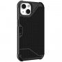 UAG Metropolis odporen flip ovitek za iPhone 13 - kevlar črna