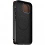 Nomad MagSafe Rugged Folio usnjen flip ovitek za iPhone 13 - rjava