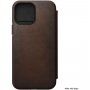 Nomad MagSafe Rugged Folio usnjen flip ovitek za iPhone 13 Pro Max - rjava
