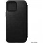 Nomad MagSafe Rugged Folio usnjen flip ovitek za iPhone 13 Pro Max - črna