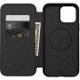 Nomad MagSafe Rugged Folio usnjen flip ovitek za iPhone 13 Pro Max - črna