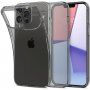 Spigen Crystal Flex transparentni etui za iPhone 13 Pro Max - črna