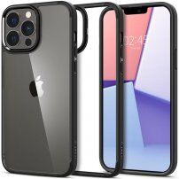 Spigen Crystal Hybrid ovitek za iPhone 13 Pro Max - črna