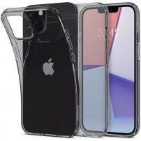Spigen Crystal Flex transparentni etui za iPhone 13 mini - črna