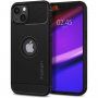 Trpežni ovitek Spigen Rugged Armor za iPhone 13 - črna