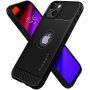 Trpežni ovitek Spigen Rugged Armor za iPhone 13 - črna