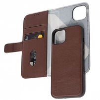 Decoded Wallet flip ovitek za iPhone 13 - rjava