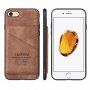 Taokkim zaščitni etui iz PU usnja z žepom v retro slogu za iPhone 6 Plus / 6S Plus - rjava