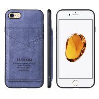 Taokkim zaščitni etui iz PU usnja z žepom v retro slogu za iPhone 6 / 6S - modro