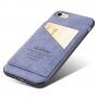 Taokkim zaščitni etui iz PU usnja z žepom v retro slogu za iPhone 6 / 6S - modro
