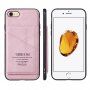 Taokkim zaščitni etui iz PU usnja z žepom v retro slogu za iPhone 6 / 6S - roza