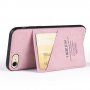 Taokkim zaščitni etui iz PU usnja z žepom v retro slogu za iPhone 6 Plus / 6S Plus - roza