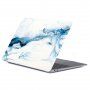 Mat ovitek za MacBook Pro 15" (A1398) - belo-turkizen marmor