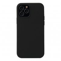 Silikonski pokrov za iPhone 13 mini - črna