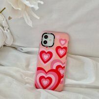 Zaščitna prevleka iz mehke plastike za iPhone 12 Pro Max - srčki