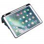 Etui iz PU usnja s stojalom in prostorom za Apple Pencil za iPad 9,7" (2017/2018) / Air 1 / 2 / Pro 9,7" - temno siva
