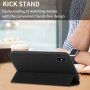 Magnetni flip ovitek za iPhone X / XS - črna
