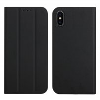 Magnetni flip ovitek za iPhone XS Max - črna