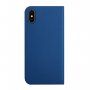 Magnetni flip ovitek za iPhone XS Max - kraljevsko modro