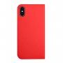 Magnetni flip ovitek za iPhone XS Max - rdeče