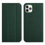 Magnetni flip ovitek za iPhone 11 Pro Max - temno zelena