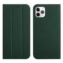 Magnetni flip ovitek za iPhone 11 Pro Max - temno zelena