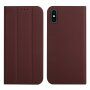 Magnetni flip ovitek za iPhone X / XS - rjava