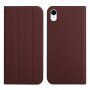 Magnetni flip ovitek za iPhone XR - rjava