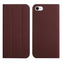 Magnetni flip ovitek za iPhone SE (2020) / 8 / 7 - rjava