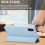 Magnetni flip ovitek za iPhone X / XS - modro