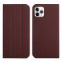 Magnetni flip ovitek za iPhone 13 Pro Max - rjava
