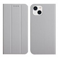 Magnetni flip ovitek za iPhone 13 - siva