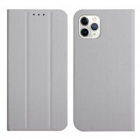 Magnetni flip ovitek za iPhone 13 Pro Max - siva