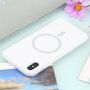Silikonový etui z MagSafe za iPhone X / XS - bela