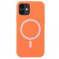 Silikonový etui z MagSafe za iPhone 11 - oranžna