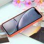 Silikonový etui z MagSafe za iPhone XR - oranžna
