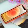 Silikonski ovitek s podporo Magsafe za polnjenje za iPhone 13 Pro Max - oranžna