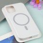 Silikonový etui z MagSafe za iPhone 12 Pro Max - bela