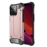 Super trpežna prevleka "Armor" za iPhone 13 Pro - roza-zlato