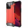Super trpežna prevleka "Armor" za iPhone 13 Pro Max - rdeče