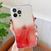 Marmorni ovitek trpežen proti praskam iPhone 13 Pro - rdeče
