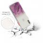 Marmorni ovitek trpežen proti praskam iPhone X / XS - svetlo modra