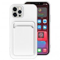 Etui z žepkom za kartice za iPhone 11 Pro - bela