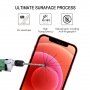 Kaljeno 2.5D steklo za iPhone 12 mini - črna