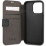 Guess 4G Metal Logo flip ovitek za iPhone 13 Pro - siva