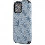 Guess 4G Metal Logo flip ovitek za iPhone 13 Pro - modro