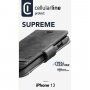 Cellularline Supreme usnjen ovitek za iPhone 13 - črna