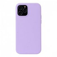 Silikonski pokrov za iPhone 13 Pro Max - svetlo vijolična
