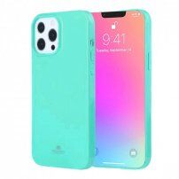 Goospery sijoč ovitek iz mehke plastike za iPhone 13 Pro Max - cijan